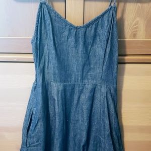 Denim Summer Dress with pockets